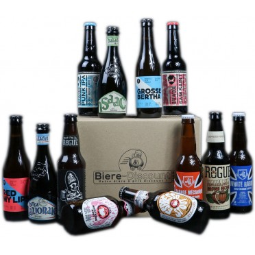 Pack 12 bières artisanales