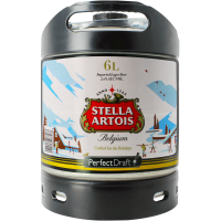 Fût 6L Stella Artois Holidays Perfectdraft